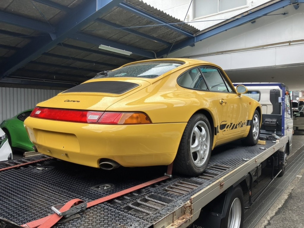ポルシェ993カレラお引き取り